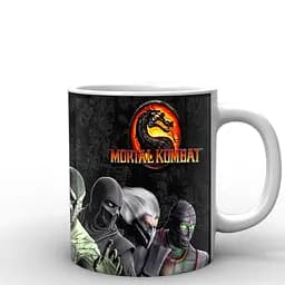 Кухоль GeekLand Mortal Kombat Мортал Комбат емблема MK.02.03 330 мл білий