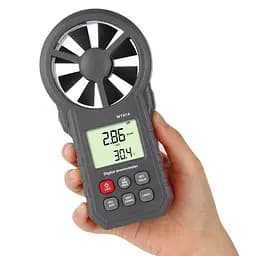 Анемометр крильчастий 0.3-30м/с -10-45°C wintact 16.5х8.5х3.9 см hoz0010074 - мініатюра 2
