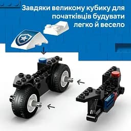 Конструктор LEGO City Переслідування на поліцейському мотоциклі 65 деталей (60455) - мініатюра 17