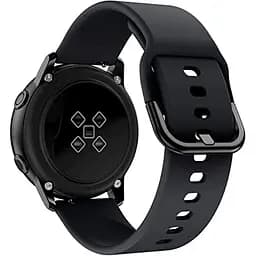 Силіконовий ремінець One-b Watchbands чорний для Samsung Galaxy Watch Active 2 - розмір L (WB0021ONEBLACKONEB1) - мініатюра 3