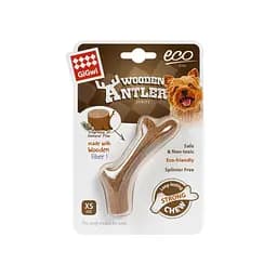 Іграшка для собак Ріг жувальний GiGwi Wooden Antler дерево полімер XS - мініатюра 2