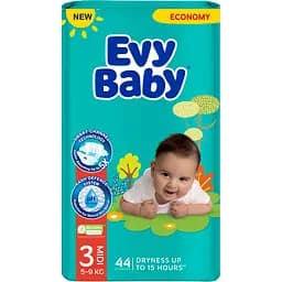 Подгузники Evy Baby Midi 3 (5-9 кг) 44 шт.