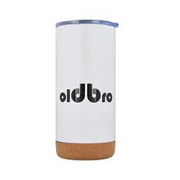 Кухоль OldBro для старого друга з корковим дном 480 мл White Classic із нержавіючої сталі з подвійними стінками - мініатюра 2