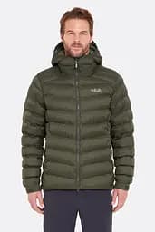 Мужская зимняя куртка Rab Nebitron Pro Jacket L Темно-оливковий