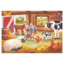  Пазл Clementoni The Farmyard Family: 2 шт. по 20 елементів (24818) - мініатюра 2