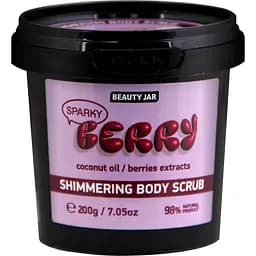 Скраб для тіла Beauty Jar Мерехтливий Блискуча ягідка 200 г