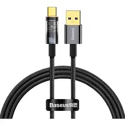 Кабель Baseus Explorer Series Auto Power-Off Fast Charging Data Cable USB To Type-C 100W/6A 1 м