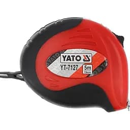 Рулетка Yato с магнитным наконечником и нейлоновым покрытием 5 м x 19 мм (YT-7127)