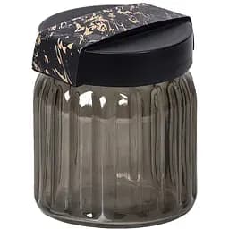 Банка Herevin Embossed Black Marble 1 л (190080-002)