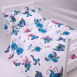Комплект постільної білизни MirSon Ranforce Elite Cute Stitch White 2x160x220 см (2200012553398)