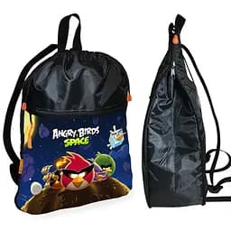 Рюкзак-мешок для школы Энгри Бердс детская сумка для обуви и спортивной одежды (01542)