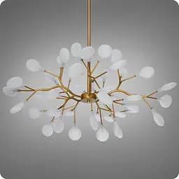 Люстра подвесная 517 Dlight на 45 ламп Золото (01963)