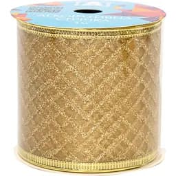 Декоративна стрічка Devilon органза в рулоні 6.3 см 3 м жовта (082451)