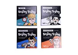 Настольная игра Brainy Trainy Brainy Trainy Эмоциональный интеллект + Развитие памяти + Критическое мышление + Логика (укр.) (УКР061+3)