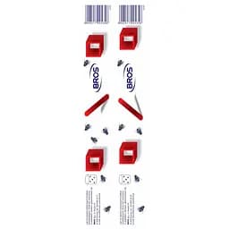 Липуча стрічка від мух Bros плоска 1 шт.