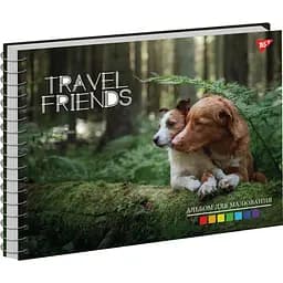 Альбом для малювання Yes Travel Friends A4, 30 аркушів спіраль в асортименті (130571) - мініатюра 2