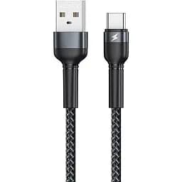 Кабель Remax USB 2.0 to Type-C 2.4A Jany RC-124a Black 1 м