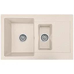 Мийка кухонна Valetti 34N гранітна 785x495 мм бежева