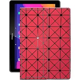 Чехол StatusCASE из экокожи для планшета Prestigio Muze 3231 4G Красный ромб