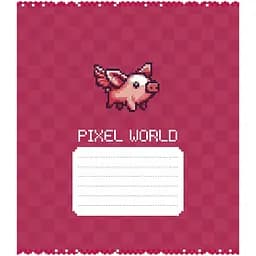 Зошит шкільний Star на скобі у клітинку 18 аркушів 25 шт. в упаковці