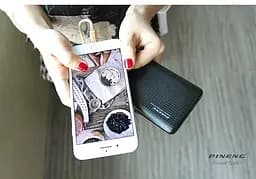 Зовнішній акумулятор Power Bank Pineng PN-939 20000mAh (Чорний) - мініатюра 5