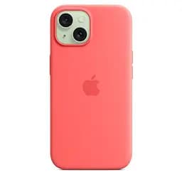 Силіконовий чохол CasePro Silicone Case with MagSafe Guava для iPhone 15 Plus - мініатюра 4