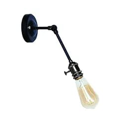 Бра настенное Levistella 752WG1504-1 E27 60W черный металл для дома