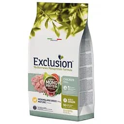Корм Exclusion Mature Chicken Medium & Large Breed для собак літнього віку середніх та великих порід з куркою 3 кг