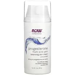 Крем для тела Now Foods Solutions Cream Progesterone с прогестероном 85 г