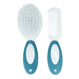 Набір дитячий гребінець і щітка MGZ-0717(Blue) в блістері
