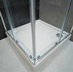 Душова кабіна Dusel A-513 90x90x190 тонована, Універсальна, тонований, хром, 90x90 - мініатюра 6