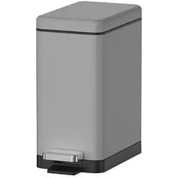 Мусорное ведро Koer TC-010210-07 с плавным закрытием прямоугольное 10 л серый (KR5599) 
