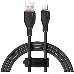 Кабель Baseus Pudding Series Fast Charging Cable USB to Type-C 100W 1.2 м Cluster Чорний