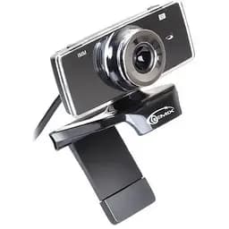 Веб-камера Gemix F9, 1.3 Mpx, 640x480, USB 2.0, встроенный микрофон черная (F9 черный)