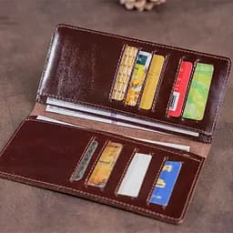 Чоловічий шкіряний гаманець Shvigel 18х9.5 см acs0018621 - мініатюра 8