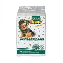 Пелюшки для собак TatraPet Benny одноразові гігієнічні 60 x 60 см 6 шт.