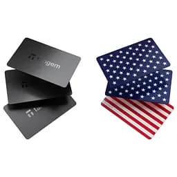 Криптогаманці Tangem Wallet Family Pack Black + USA — 2 набори по 3 картки
