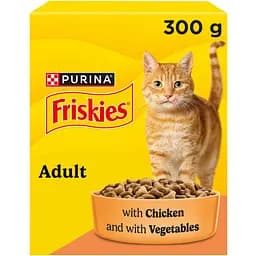 Сухой корм для котов Friskies с курицей и овощами 300 г