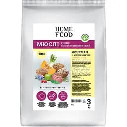 Мюслі для собак Home Food Gourman з м'ясом індички 3 кг