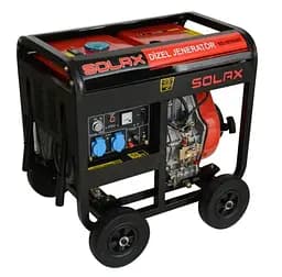 Генератор дизельний Solax 5.2/5.7 кВт, однофазний, ручний/електрозапуск (SDJ8500ME)