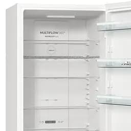 Холодильник Gorenje NRK6202AW4 200х60х60см 2 двері 235(96) л А++ Total NF білий (NRK6202AW4) - мініатюра 8