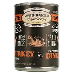 Влажный корм длясобак Oven-Baked Tradition Паштет, из свежего мяса индейки, 354 г
