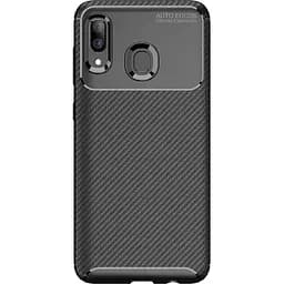 Чохол-накладка Toto TPU Carbon Fiber 1.5 mm Case Samsung Galaxy A30 Black - мініатюра 6