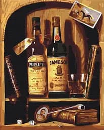 Картина по номерам на подрамнике Brushme Подарочный набор