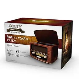 Ретро-радіо з CD / MP3 / USB Camry CR 1109 - мініатюра 3