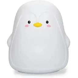 Силиконовый ночник Framily S002 аккумуляторный светильник Пингвин Белый