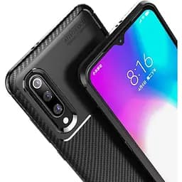 Чохол-накладка Toto TPU Carbon Fiber 1.5 mm Case Xiaomi Mi 9 Black - мініатюра 7