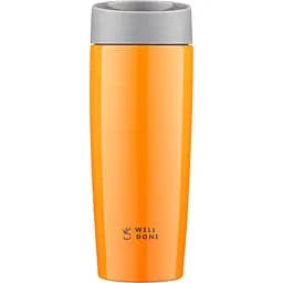 Термокружка Well Done оранжевая 380 мл (WD-7053O)