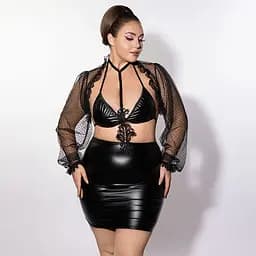 Сукня JSY P61159 Black Plus Size