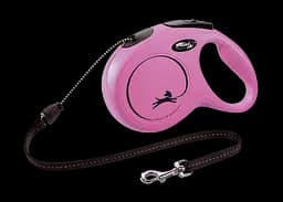 Поводок-рулетка Flexi Classic M, для собак до 20 кг, трос 8 м, розовый (CL20C8.251.P.20)